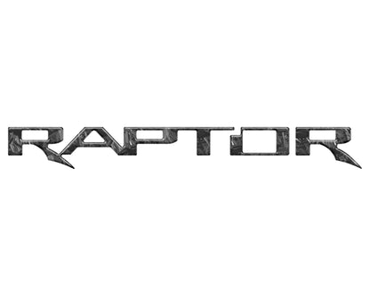 Raptor Tailgate Emblem Inserts Fits 2024-2026 Ford Ranger by Tufskinz.com