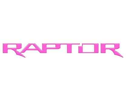 Raptor Tailgate Emblem Inserts Fits 2017-2026 Ford F-150 Raptor by Tufskinz.com