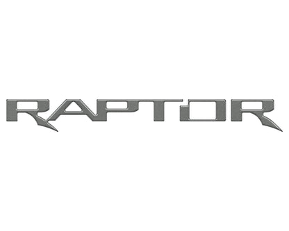 Raptor Tailgate Emblem Inserts Fits 2017-2026 Ford F-150 Raptor by Tufskinz.com