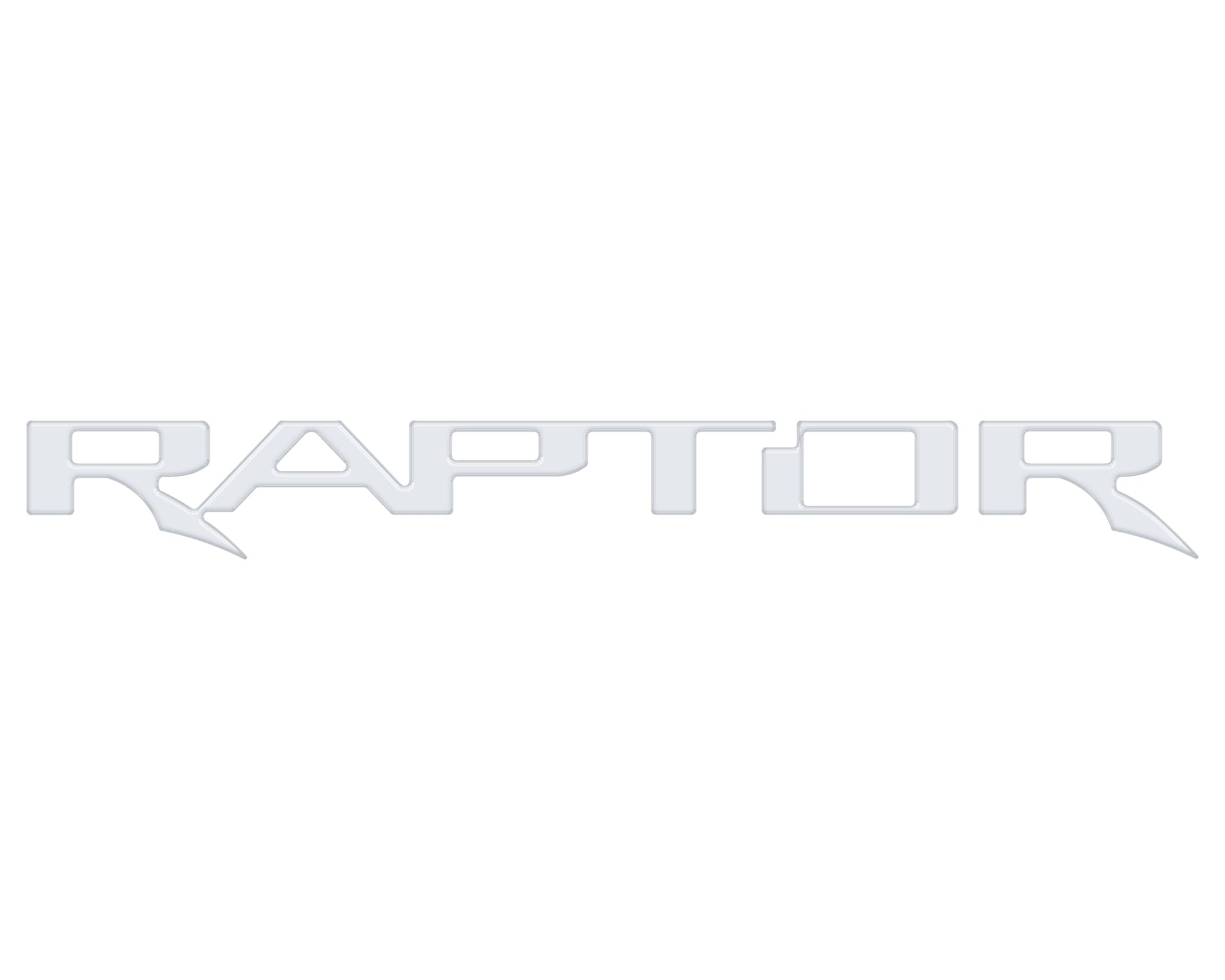 Raptor Tailgate Emblem Inserts Fits 2017-2026 Ford F-150 Raptor by Tufskinz.com