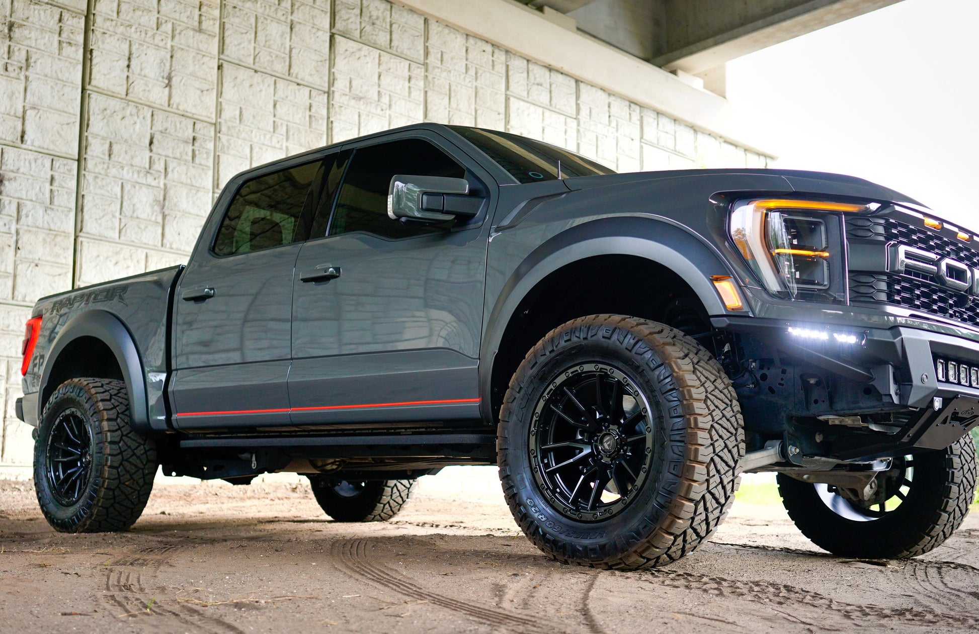 Lower Door Line Accent Trim Fits 2021-2026 Ford F-150 by Tufskinz.com