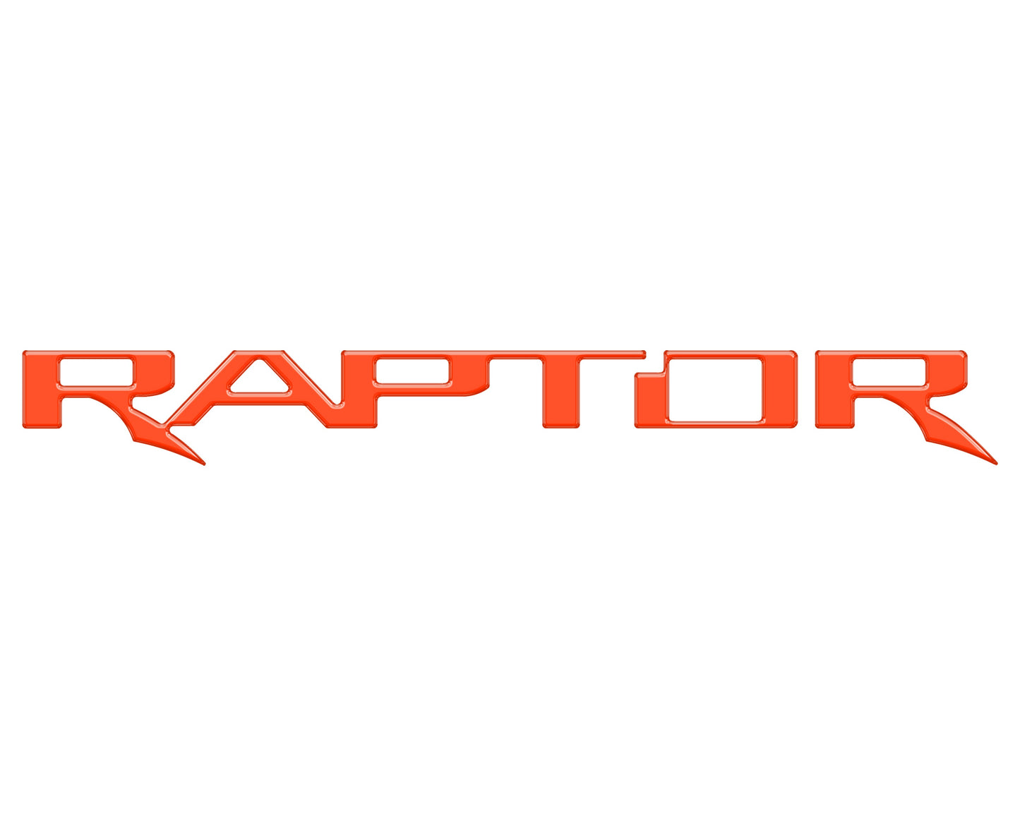 Raptor Tailgate Emblem Inserts Fits 2017-2026 Ford F-150 Raptor by Tufskinz.com