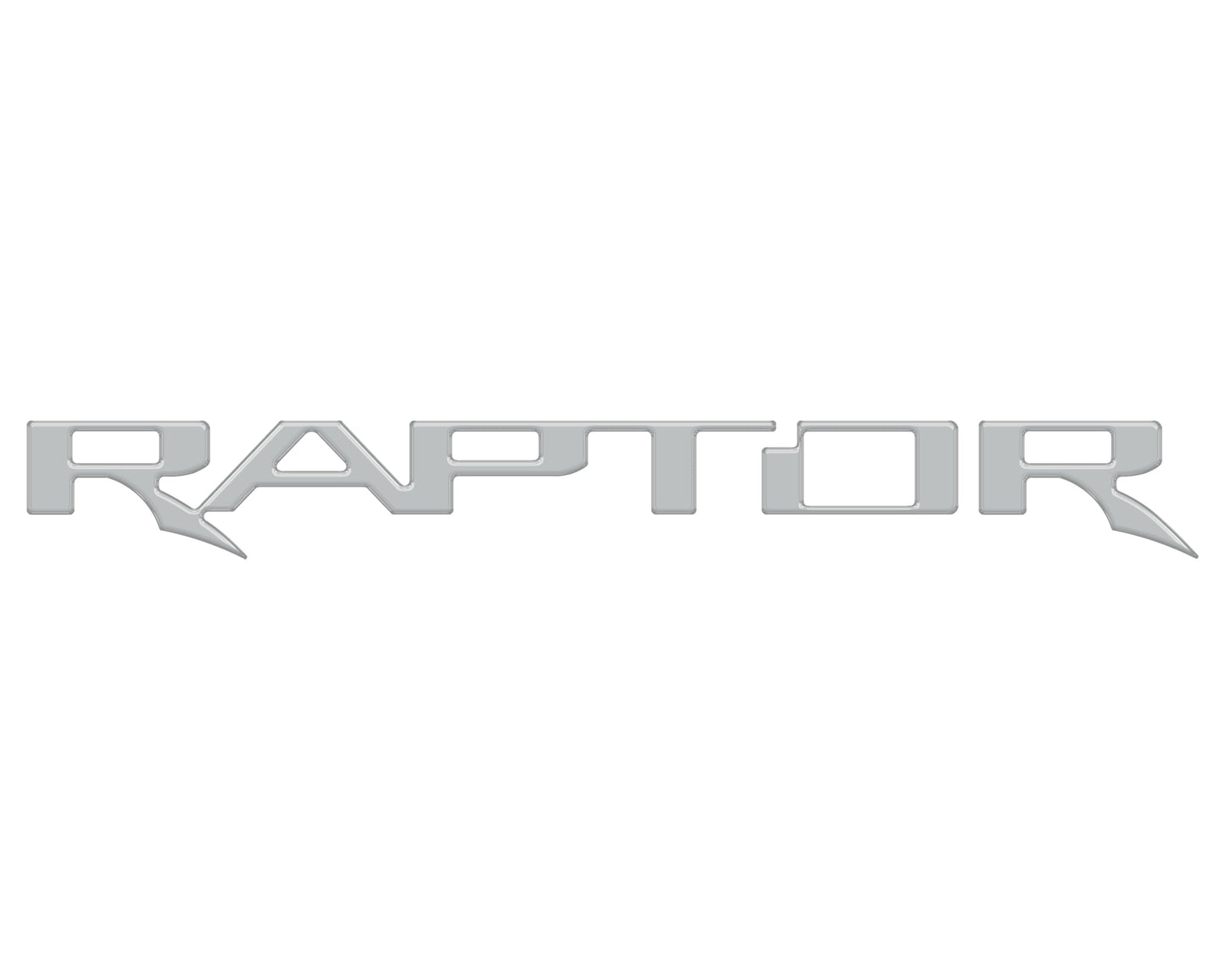 Raptor Tailgate Emblem Inserts Fits 2017-2026 Ford F-150 Raptor by Tufskinz.com