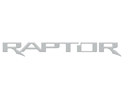 Raptor Tailgate Emblem Inserts Fits 2017-2026 Ford F-150 Raptor by Tufskinz.com