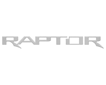 Raptor Tailgate Emblem Inserts Fits 2017-2026 Ford F-150 Raptor by Tufskinz.com