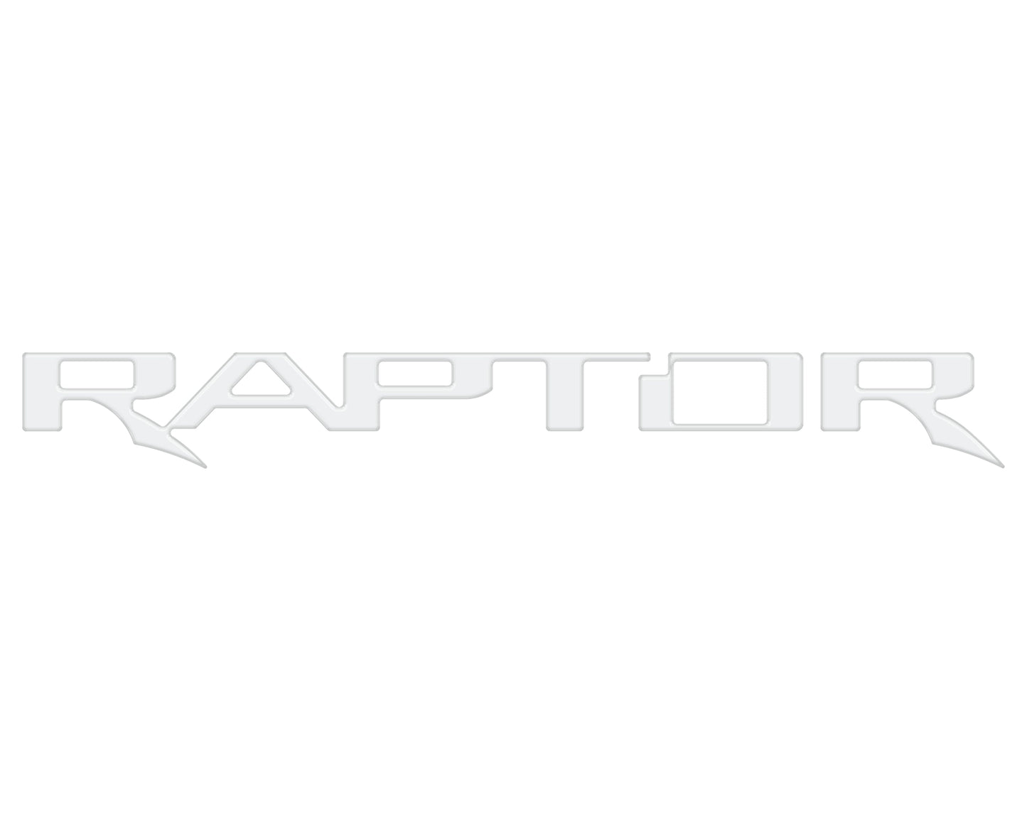 Raptor Tailgate Emblem Inserts Fits 2017-2026 Ford F-150 Raptor by Tufskinz.com
