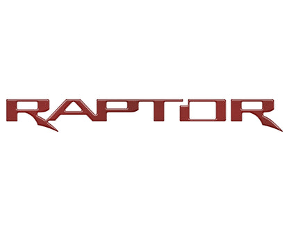 Raptor Tailgate Emblem Inserts Fits 2017-2026 Ford F-150 Raptor by Tufskinz.com