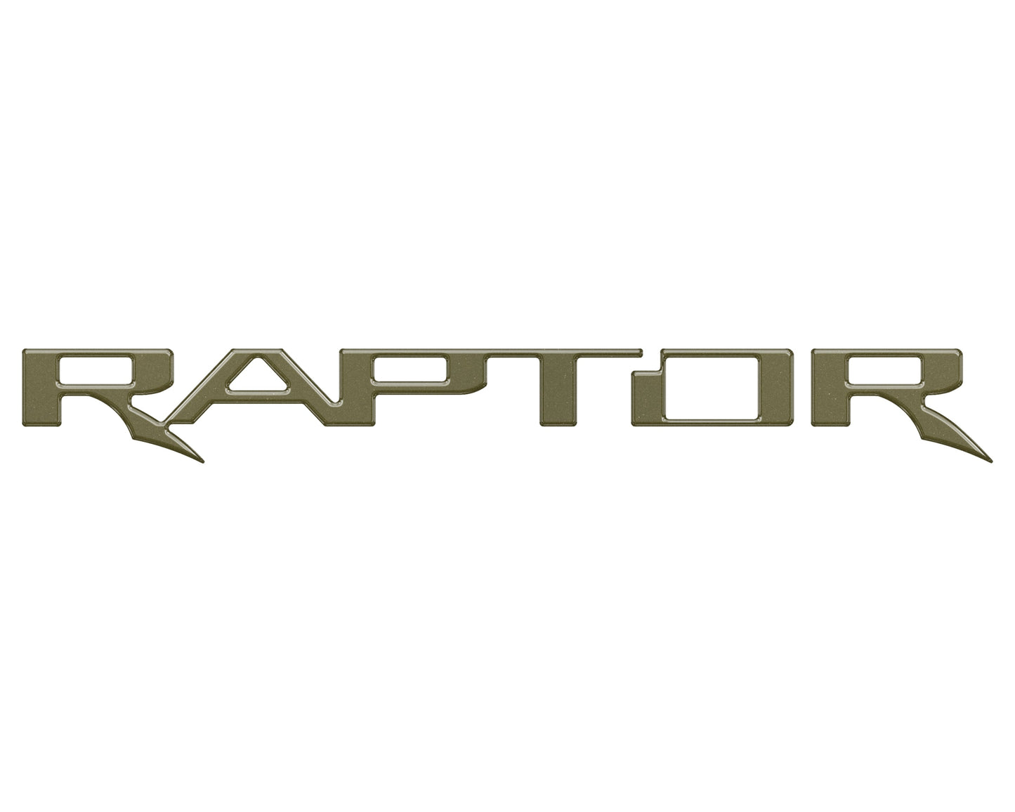 Raptor Tailgate Emblem Inserts Fits 2017-2026 Ford F-150 Raptor by Tufskinz.com