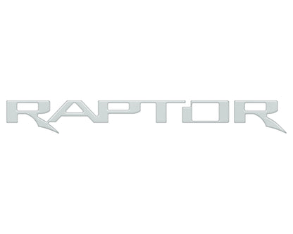 Raptor Tailgate Emblem Inserts Fits 2017-2026 Ford F-150 Raptor by Tufskinz.com