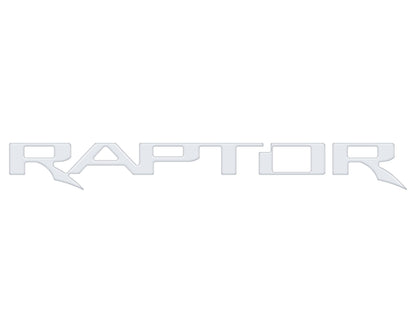 Raptor Tailgate Emblem Inserts Fits 2017-2026 Ford F-150 Raptor by Tufskinz.com