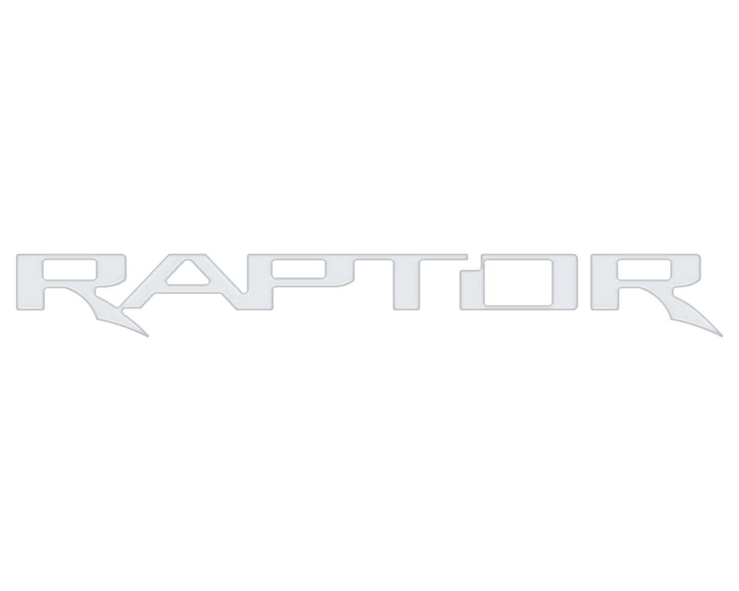 Raptor Tailgate Emblem Inserts Fits 2017-2026 Ford F-150 Raptor by Tufskinz.com
