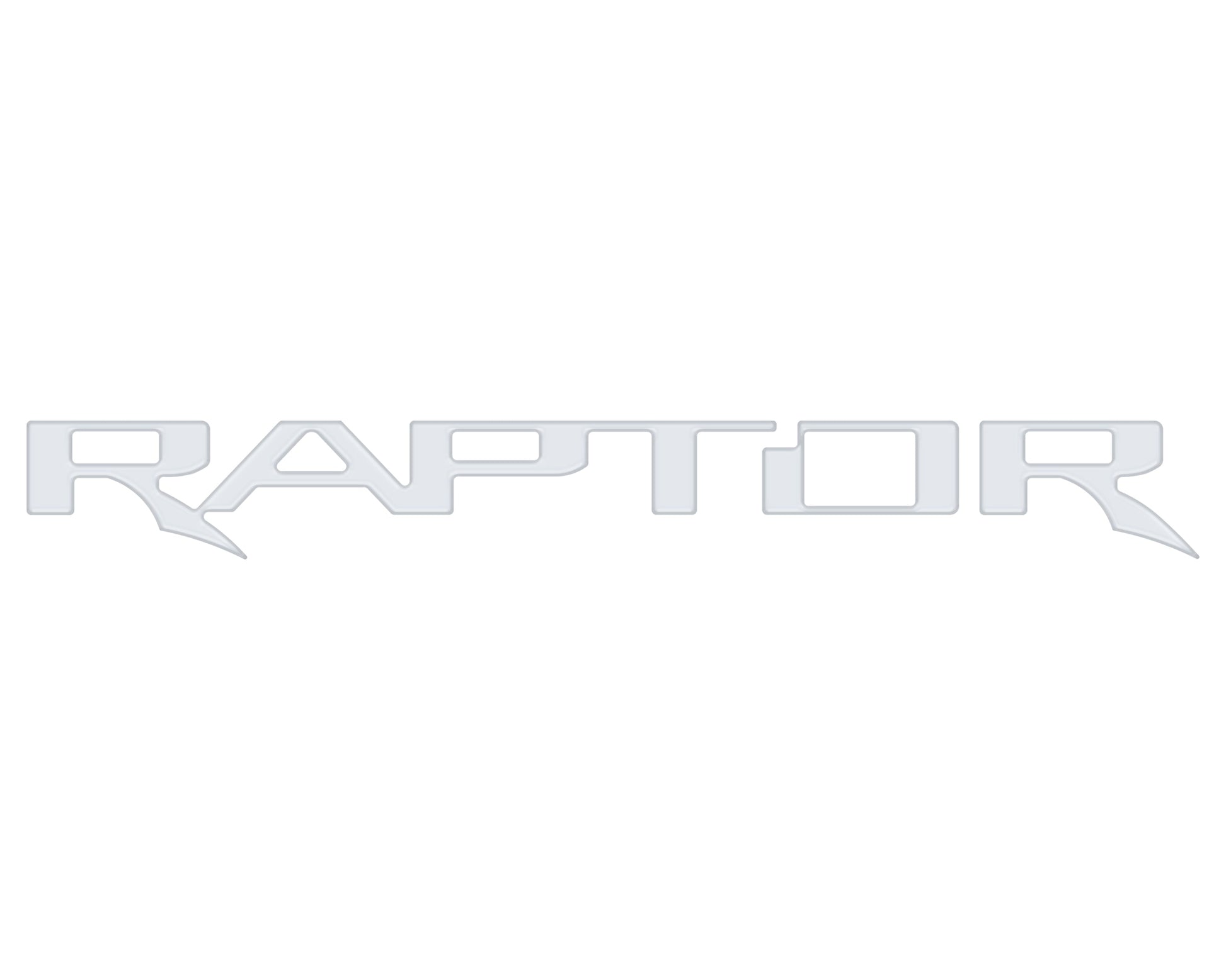 Raptor Tailgate Emblem Inserts Fits 2017-2026 Ford F-150 Raptor by Tufskinz.com