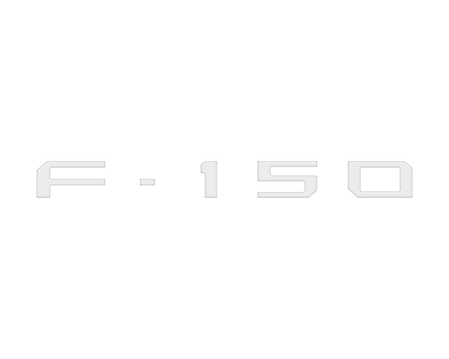 Passenger Cubby Letter Overlays Fits 2021-2026 Ford F-150 XL/STX by Tufskinz.com