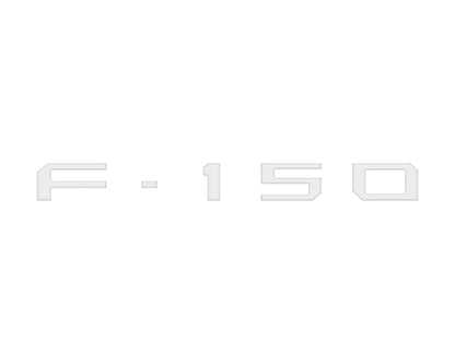 Passenger Cubby Letter Overlays Fits 2021-2026 Ford F-150 XL/STX by Tufskinz.com