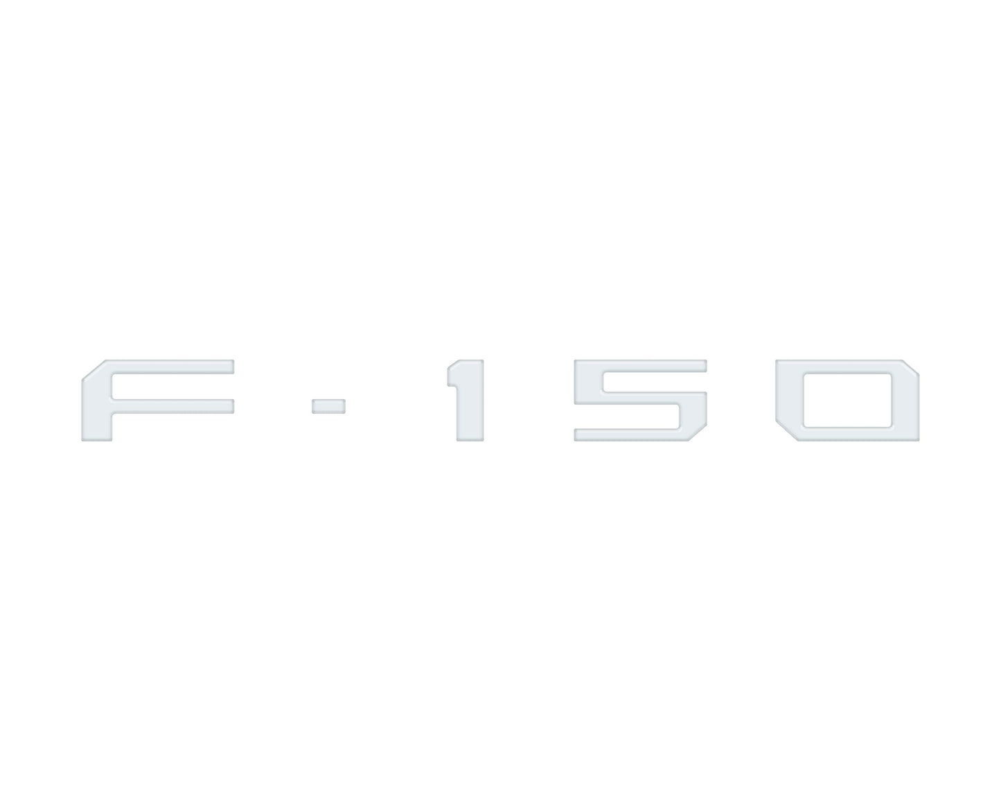 Passenger Cubby Letter Overlays Fits 2021-2026 Ford F-150 XL/STX by Tufskinz.com