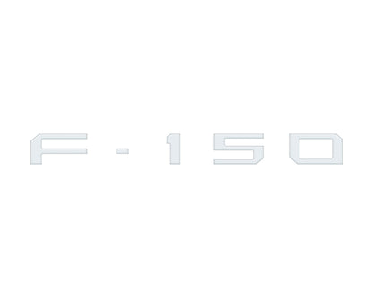 Passenger Cubby Letter Overlays Fits 2021-2026 Ford F-150 XL/STX by Tufskinz.com