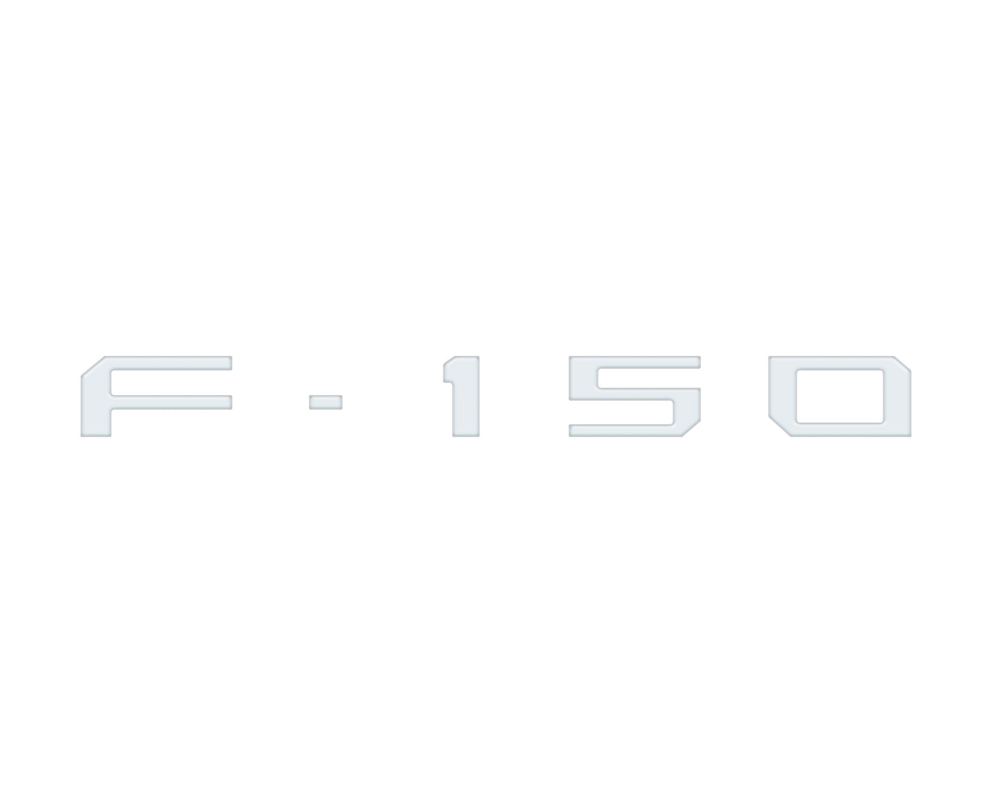 Passenger Cubby Letter Overlays Fits 2021-2026 Ford F-150 XL/STX by Tufskinz.com