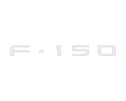 Passenger Cubby Letter Overlays Fits 2021-2026 Ford F-150 XL/STX by Tufskinz.com