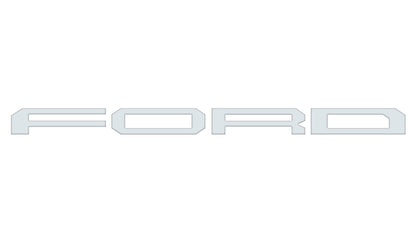 Raptor Tailgate Letter Overlays Fits 2021-2026 Ford F-150 Raptor by Tufskinz.com