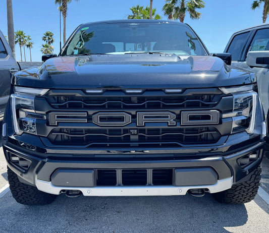 Raptor Front Grille Letters Fits 2021-2026 Ford F-150 Raptor by Tufskinz.com