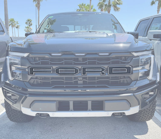 Raptor Front Grille Letters Fits 2021-2026 Ford F-150 Raptor by Tufskinz.com
