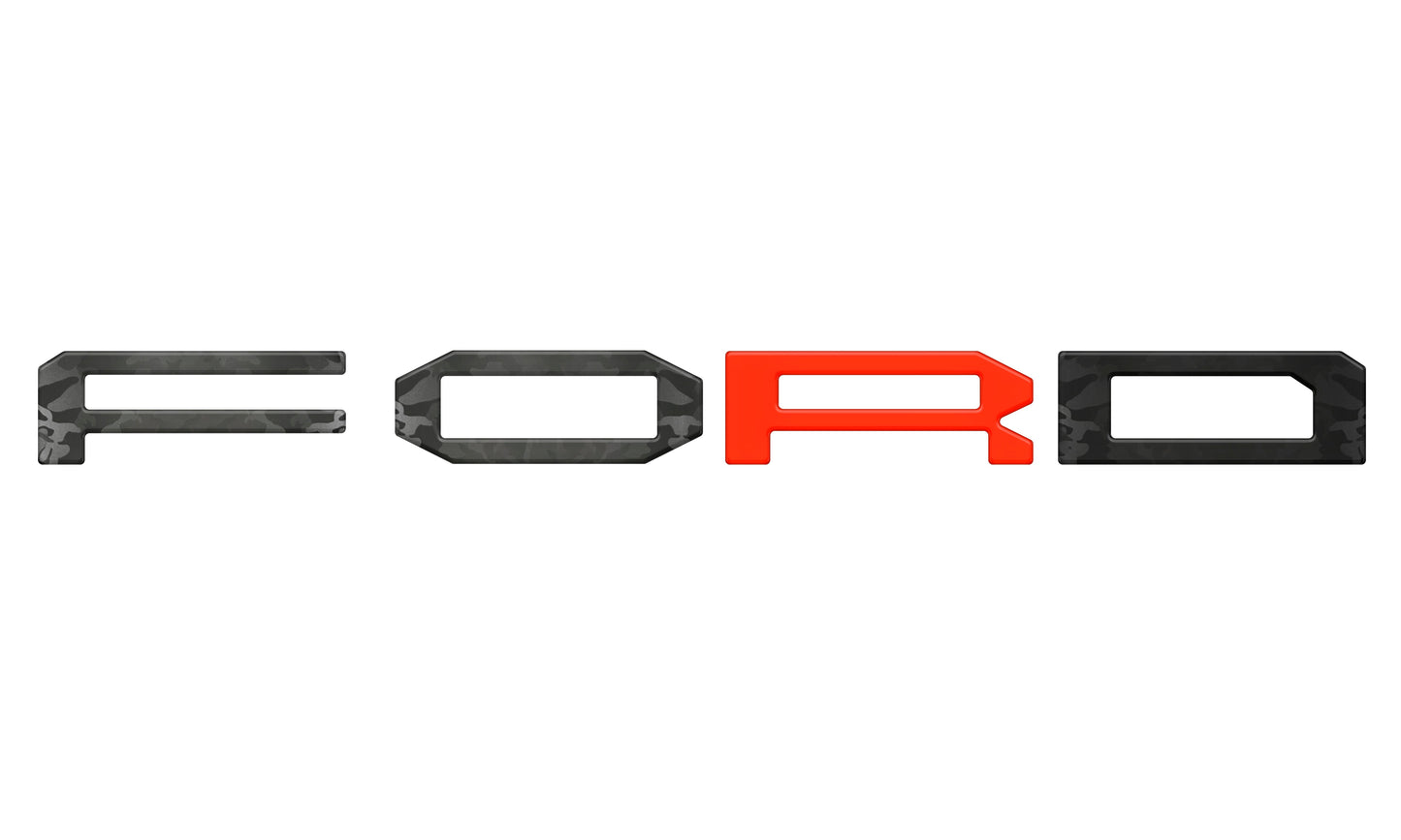 Raptor Front Grille Letters Fits 2021-2026 Ford F-150 Raptor by Tufskinz.com