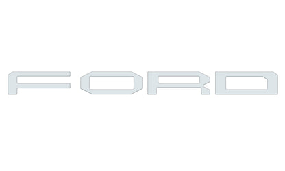Raptor Front Grille Letters Fits 2021-2026 Ford F-150 Raptor by Tufskinz.com