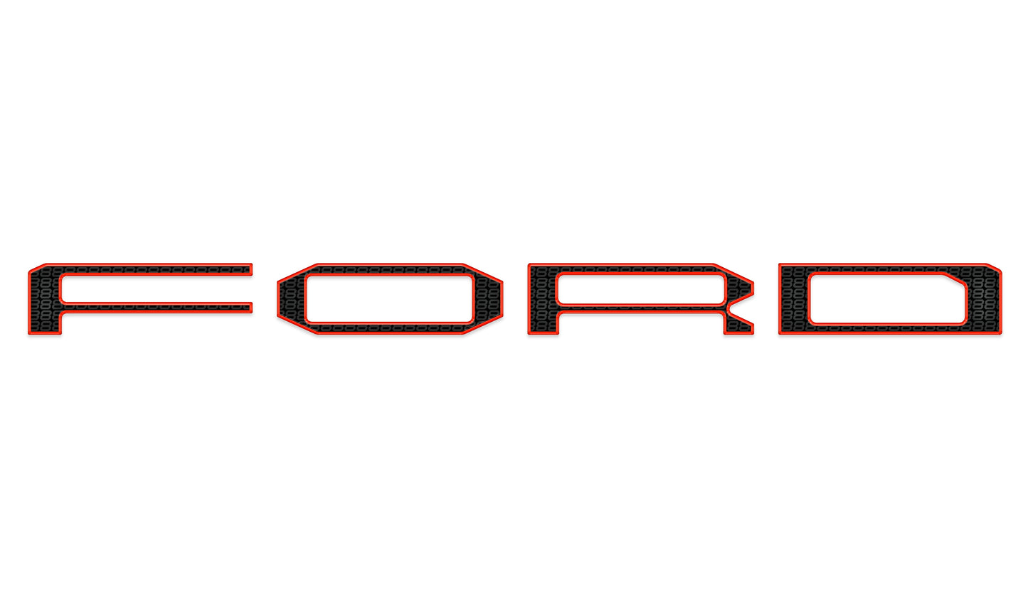Raptor Front Grille Letters Fits 2021-2026 Ford F-150 Raptor by Tufskinz.com