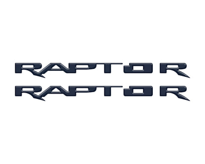 Running Board Emblem Overlays Fits 2017-2024 Ford F-150 Raptor by Tufskinz.com