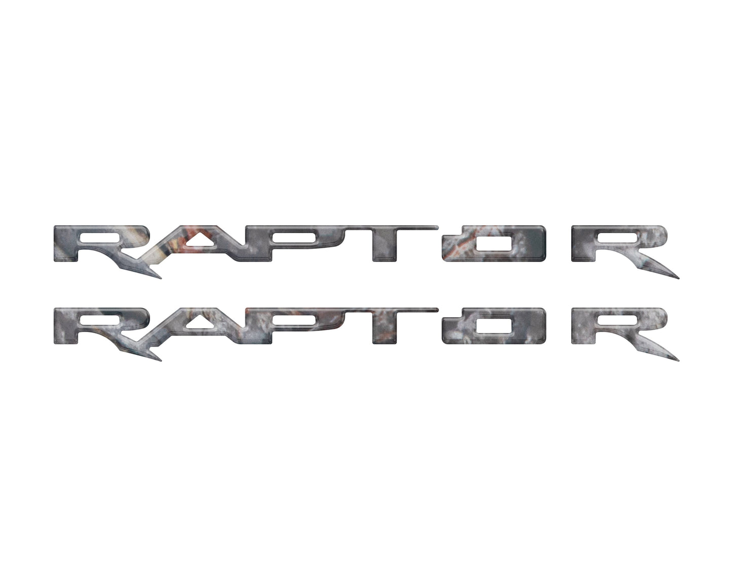 Running Board Emblem Overlays Fits 2017-2024 Ford F-150 Raptor by Tufskinz.com
