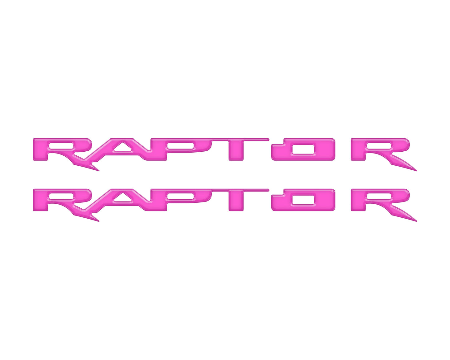 Running Board Emblem Overlays Fits 2017-2024 Ford F-150 Raptor by Tufskinz.com