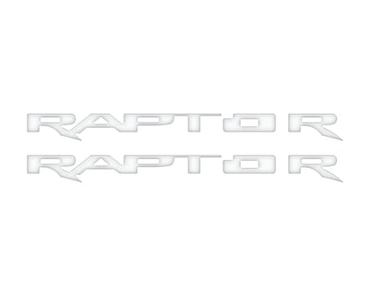 Running Board Emblem Overlays Fits 2017-2024 Ford F-150 Raptor by Tufskinz.com