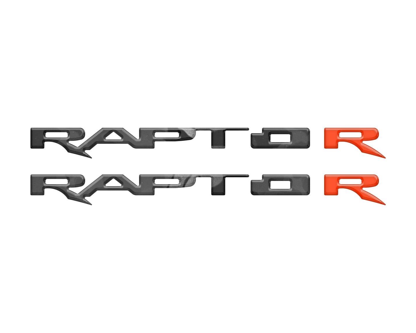 Running Board Emblem Overlays Fits 2017-2024 Ford F-150 Raptor by Tufskinz.com