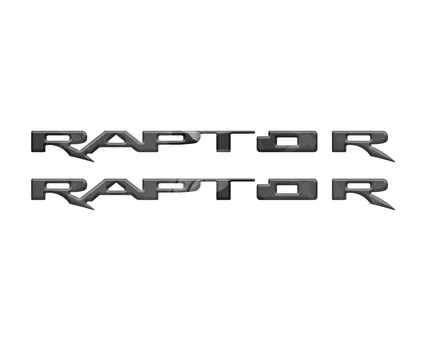 Running Board Emblem Overlays Fits 2017-2024 Ford F-150 Raptor by Tufskinz.com