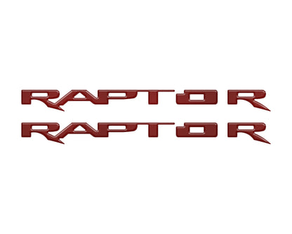 Running Board Emblem Overlays Fits 2017-2024 Ford F-150 Raptor by Tufskinz.com