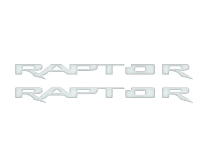 Running Board Emblem Overlays Fits 2017-2024 Ford F-150 Raptor by Tufskinz.com