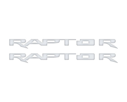 Running Board Emblem Overlays Fits 2017-2024 Ford F-150 Raptor by Tufskinz.com