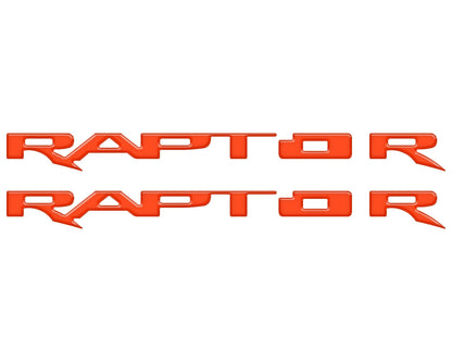 Running Board Emblem Overlays Fits 2017-2024 Ford F-150 Raptor by Tufskinz.com