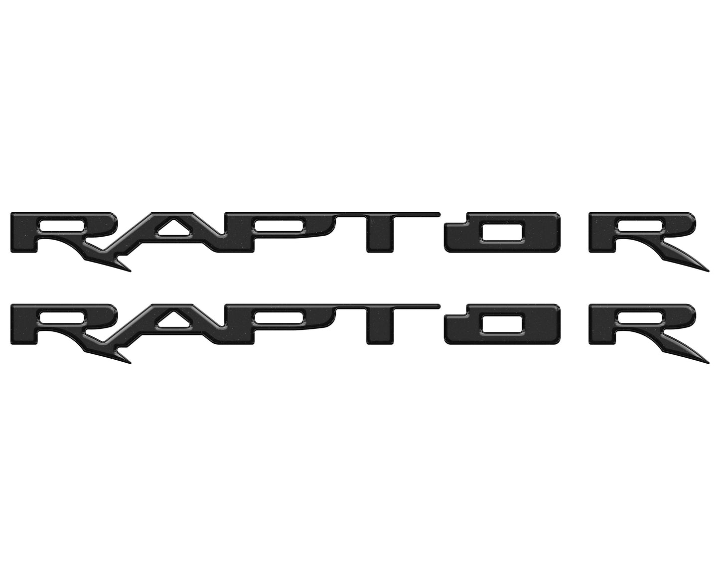 Running Board Emblem Overlays Fits 2017-2024 Ford F-150 Raptor by Tufskinz.com