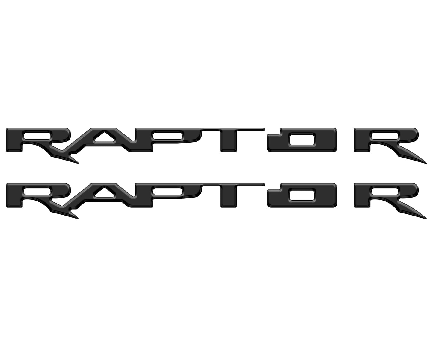 Running Board Emblem Overlays Fits 2017-2024 Ford F-150 Raptor by Tufskinz.com