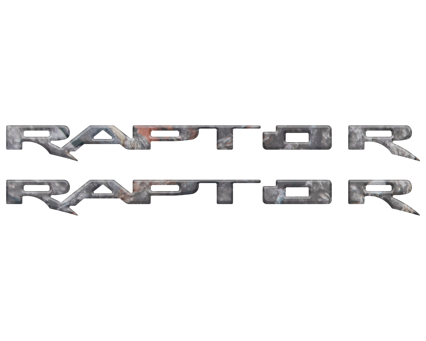 Running Board Emblem Overlays Fits 2017-2024 Ford F-150 Raptor by Tufskinz.com