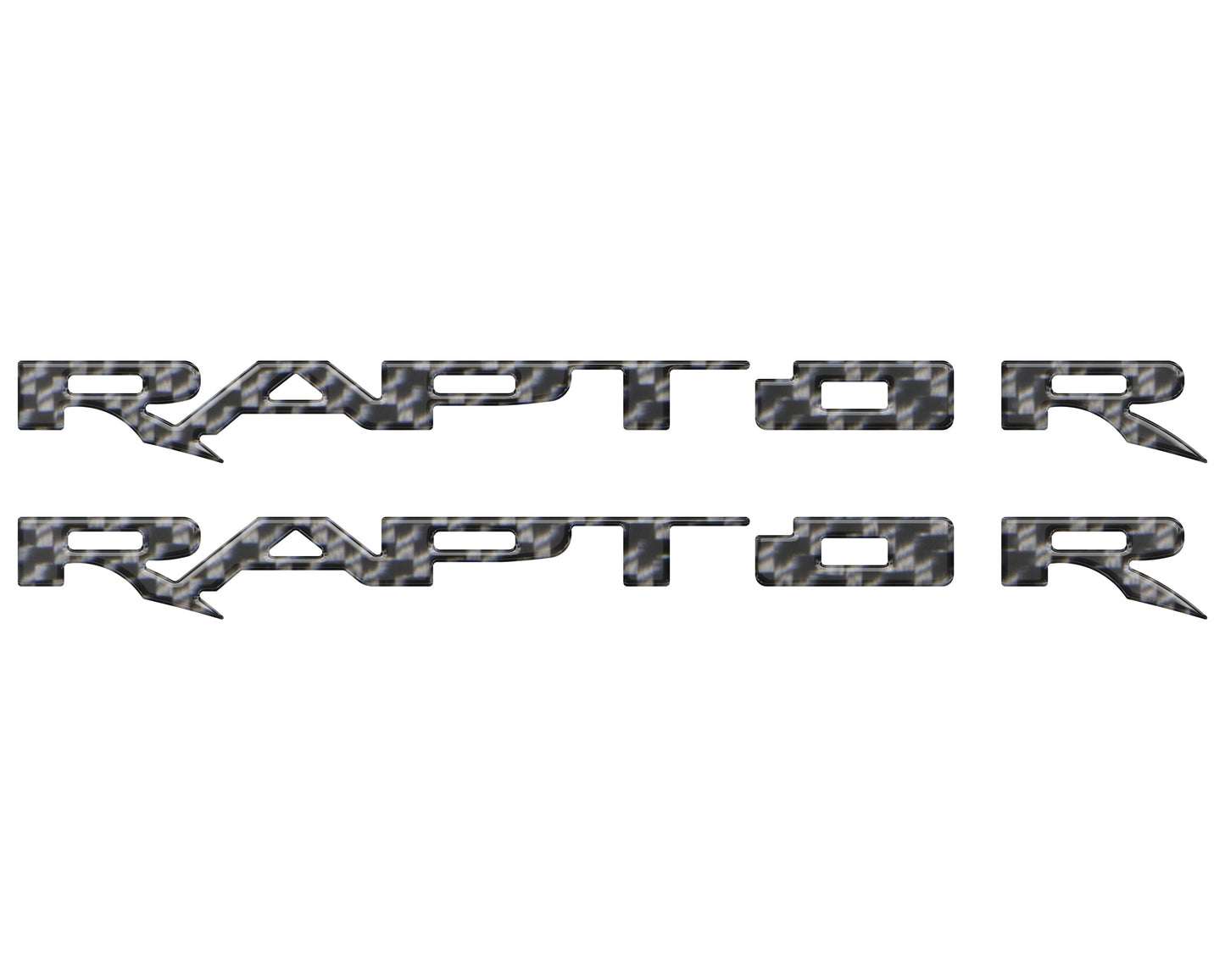 Running Board Emblem Overlays Fits 2017-2024 Ford F-150 Raptor by Tufskinz.com