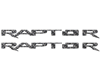 Running Board Emblem Overlays Fits 2017-2024 Ford F-150 Raptor by Tufskinz.com