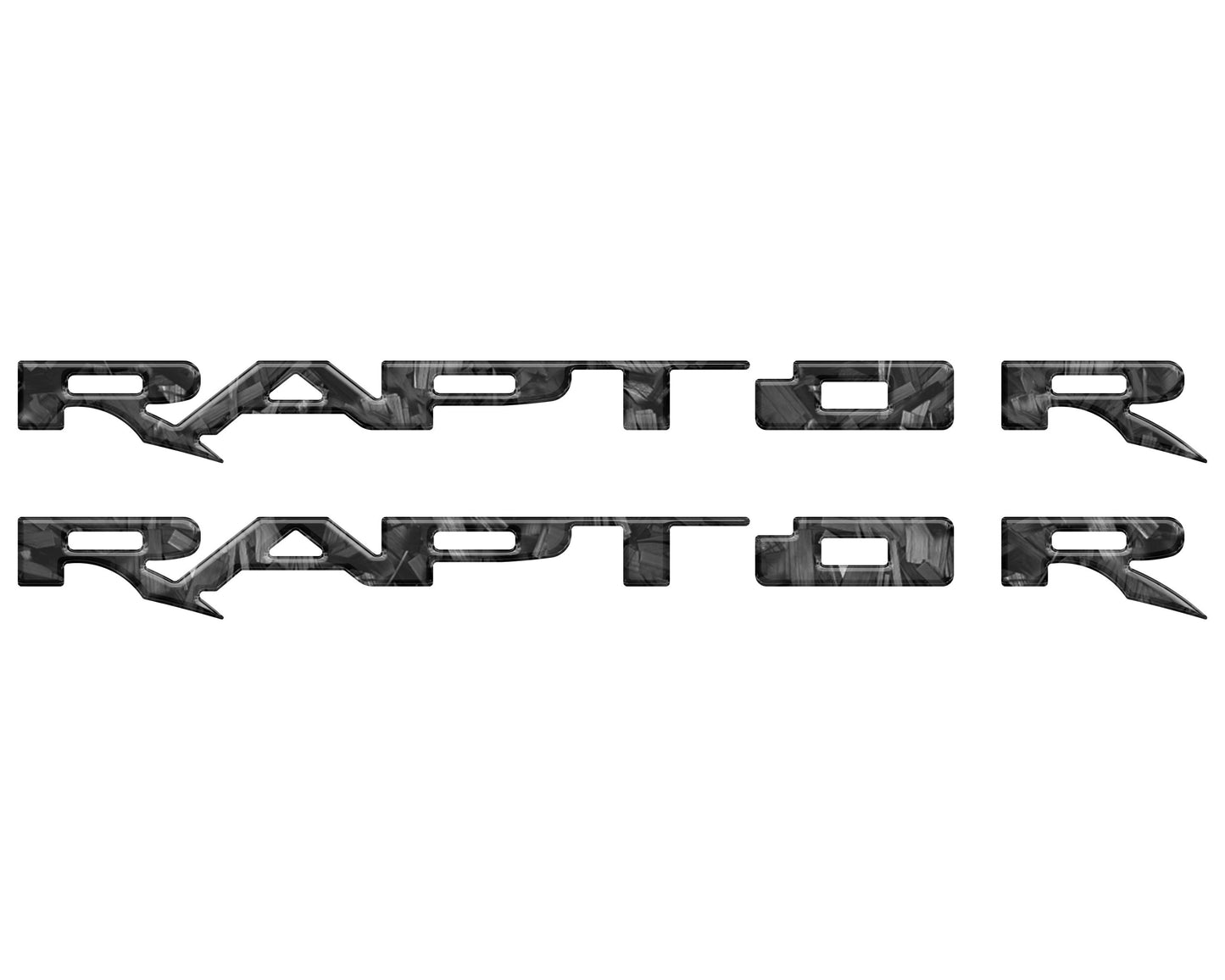 Running Board Emblem Overlays Fits 2017-2024 Ford F-150 Raptor by Tufskinz.com