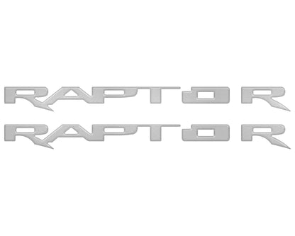 Running Board Emblem Overlays Fits 2017-2024 Ford F-150 Raptor by Tufskinz.com
