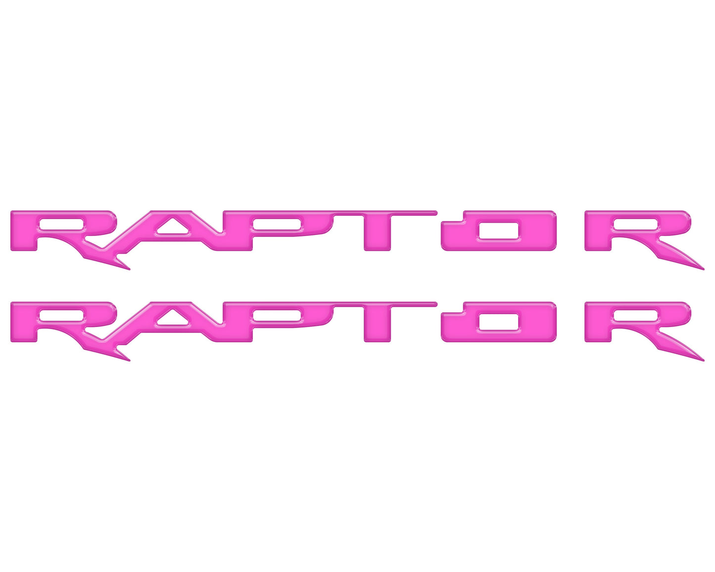 Running Board Emblem Overlays Fits 2017-2024 Ford F-150 Raptor by Tufskinz.com