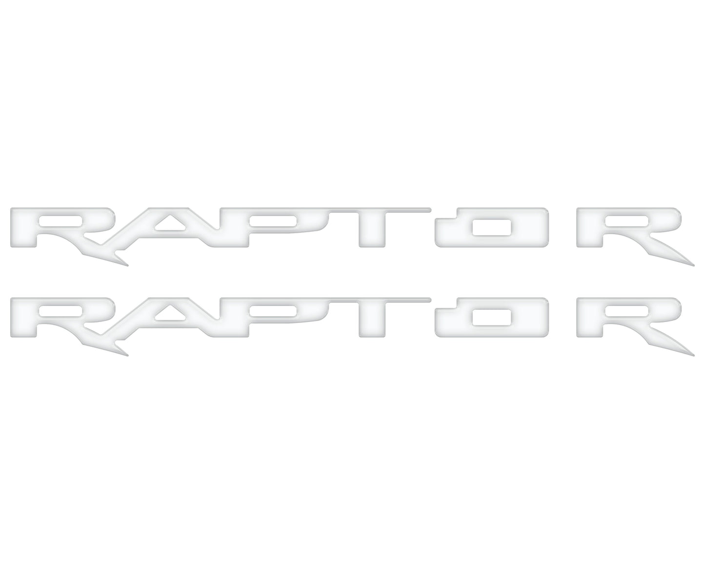 Running Board Emblem Overlays Fits 2017-2024 Ford F-150 Raptor by Tufskinz.com