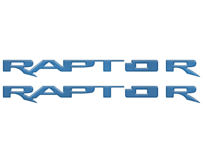 Running Board Emblem Overlays Fits 2017-2024 Ford F-150 Raptor by Tufskinz.com