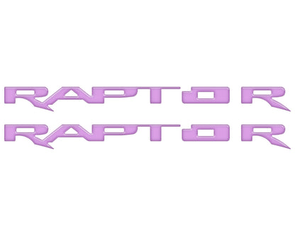 Running Board Emblem Overlays Fits 2017-2024 Ford F-150 Raptor by Tufskinz.com