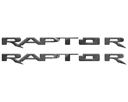 Running Board Emblem Overlays Fits 2017-2024 Ford F-150 Raptor by Tufskinz.com